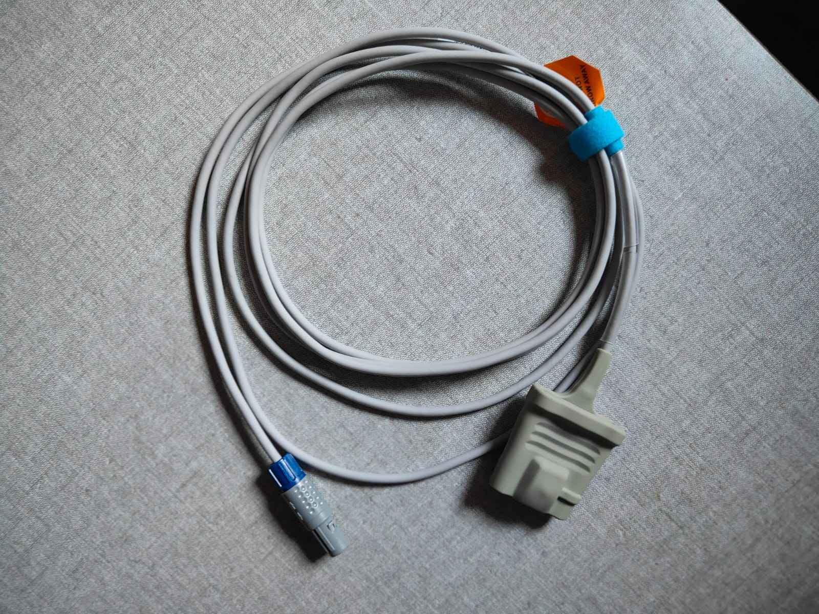 Klife 6 Pin Double Notch Spo2 Probe Adult Rubber Type